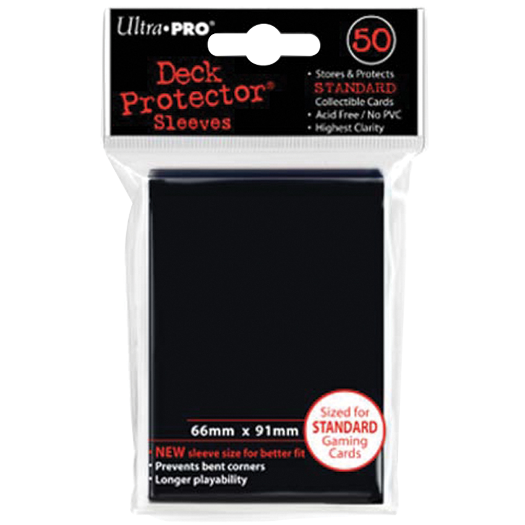 Ultra PRO : 50 sleeves Standard Noir