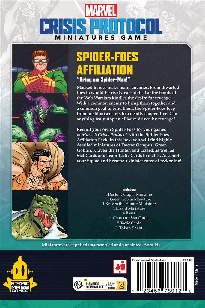 Marvel Crisis Protocol:Spider-Foes Affiliation P.