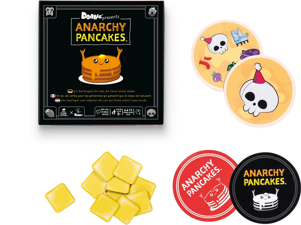 Dobble : Anarchy Pancakes (Clutch Box) DE/FR/NL