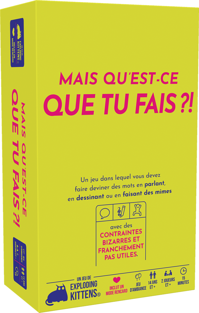 Mais qu’est-ce que tu fais ? Mais qu’est-ce que tu fais ?