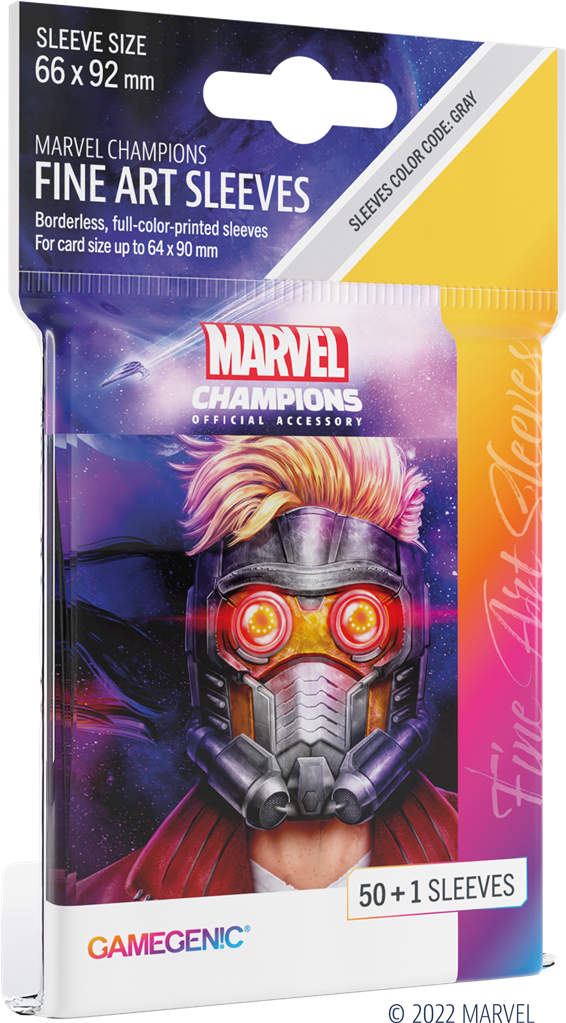GG : 50 sleeves Marvel Champions FINE ART StarLord