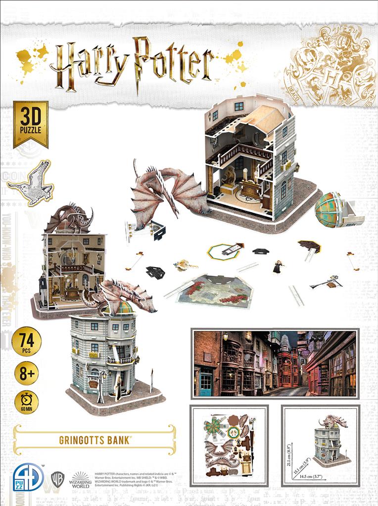 3D Model Kit H. Potter : La banque de Gringotts™