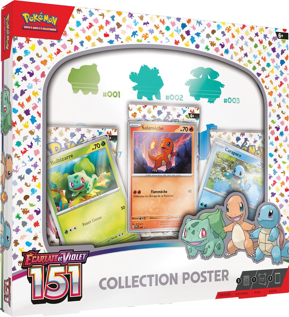 Pokémon EV3.5 : Coffret Poster Pokémon 151