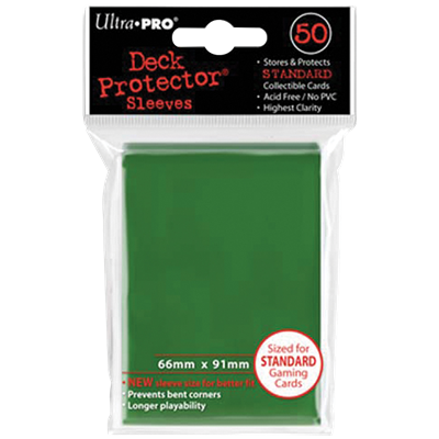Ultra PRO : 50 sleeves Standard Vert