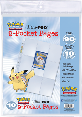 Pokémon : Paquet de 10 feuilles de classeur