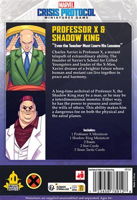 Marvel Crisis Protocol : Professor X & Shadow King