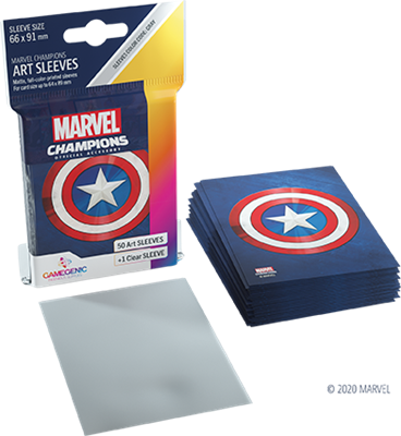 GG : 50 sleeves Marvel Champions Captain America