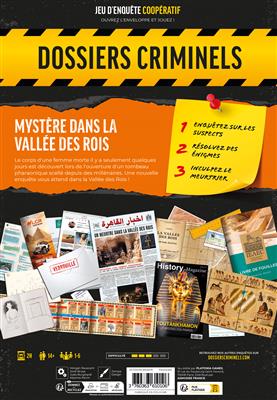 Dossiers Criminels Mystère Dans La Vallée Des Rois