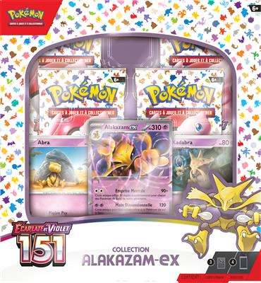 Pokémon EV3.5 : Coffret Alakazam-ex 4b Pokémon 151