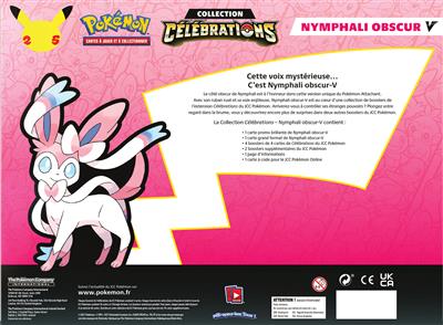 Pokémon 25 ans : Coffret Dracaufeu-V / Nymphali-V