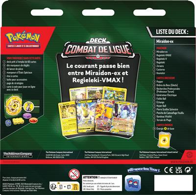 Pokémon: Deck Combat de ligue Miraidon & Regieleki